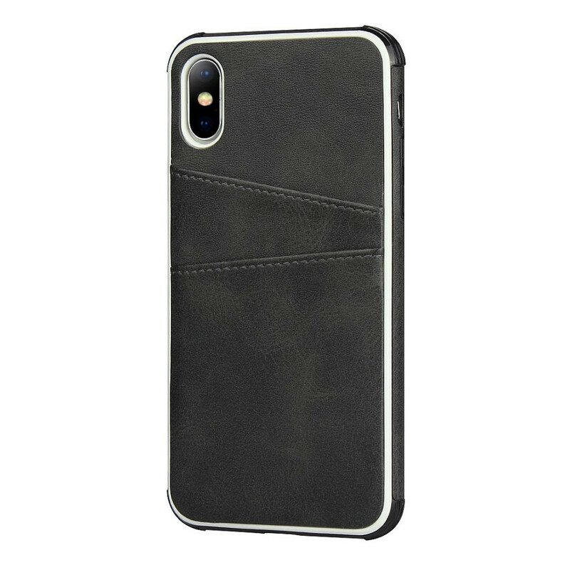 Case iPhone X / XS Monochrome Double Card Holder