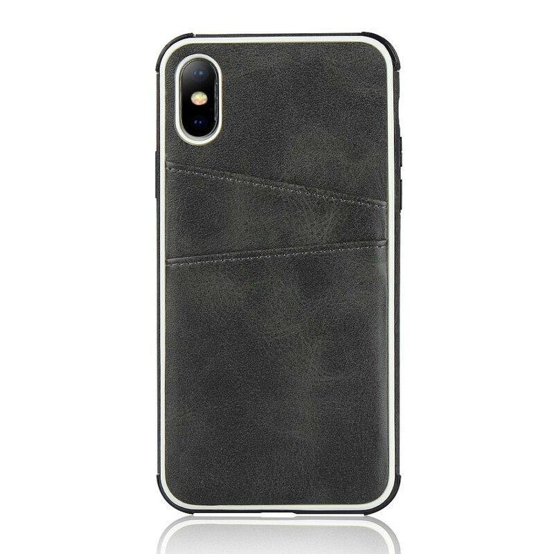 Case iPhone X / XS Monochrome Double Card Holder