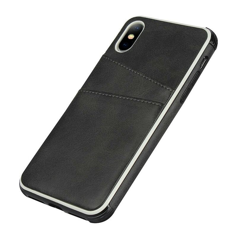 Case iPhone X / XS Monochrome Double Card Holder