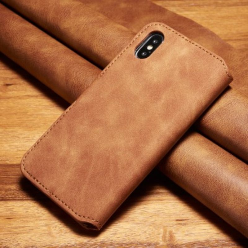 Flip Case iPhone X / XS Dg.ming Retro