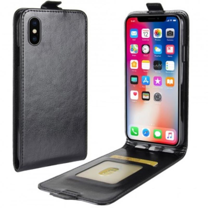 Kotelot iPhone X / XS Folding Retro