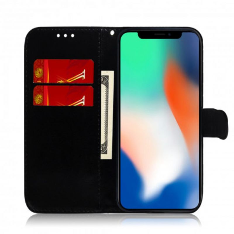 Kotelot iPhone X / XS Keinonahkainen Peilin Kansi