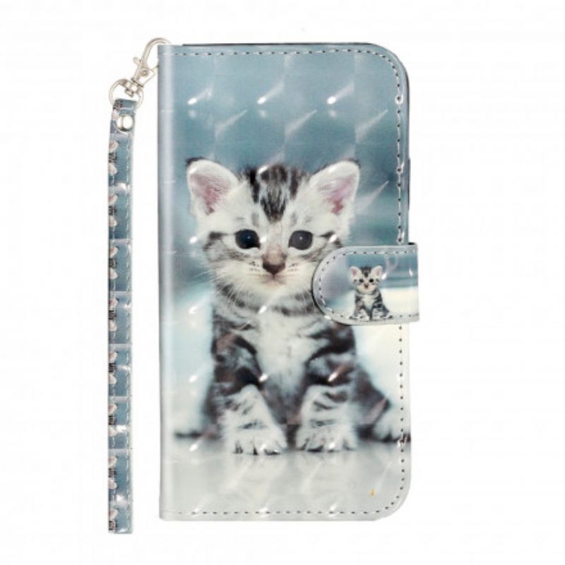 Kotelot iPhone X / XS Suojaketju Kuori Kitten Light Strap Kohdevalot