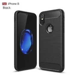 Kuori iPhone X / XS Harjattu Hiilikuitu