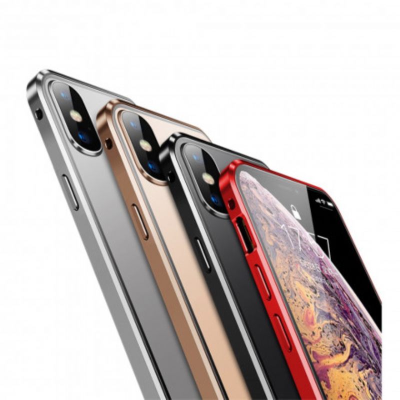 Kuori iPhone X / XS Karkaistu Lasi Edessä Ja Takana