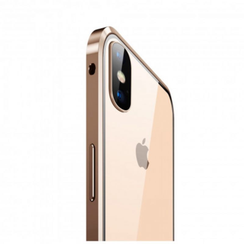 Kuori iPhone X / XS Karkaistu Lasi Edessä Ja Takana