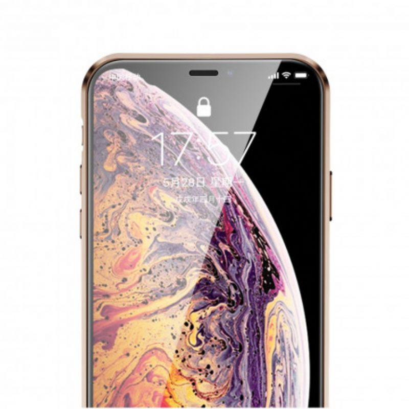 Kuori iPhone X / XS Karkaistu Lasi Edessä Ja Takana