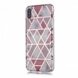 Kuori iPhone X / XS Marble Geometry Design