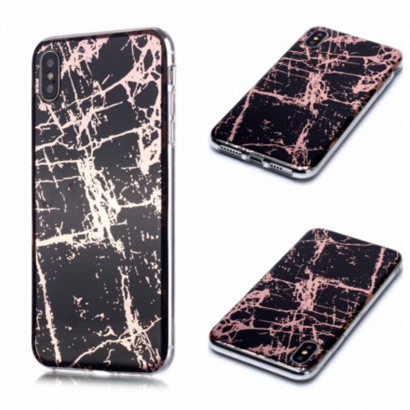 Kuori iPhone X / XS Marble Geometry Design