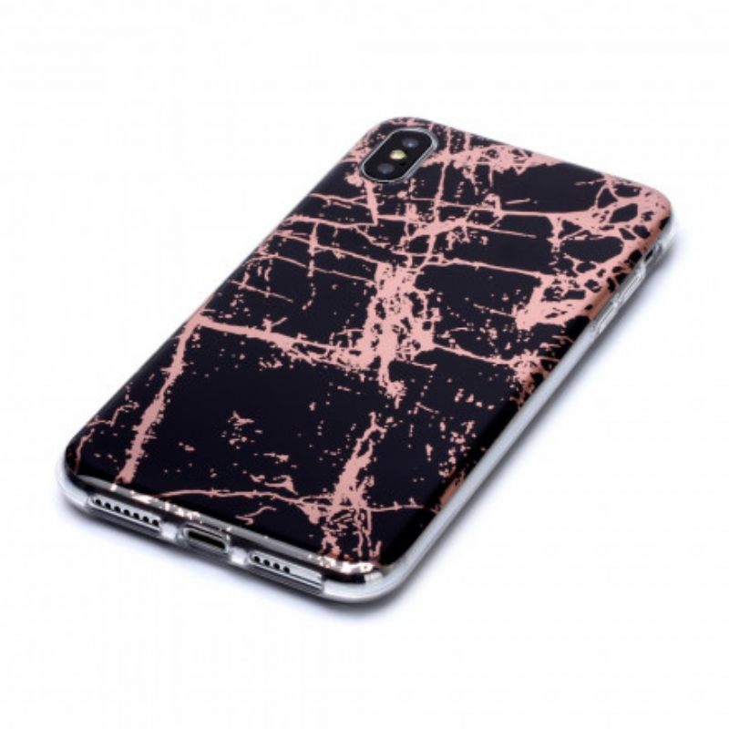 Kuori iPhone X / XS Marble Geometry Design