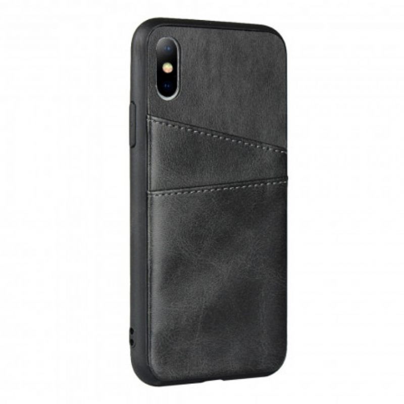 Kuori iPhone X / XS Monochrome Double Card Holder