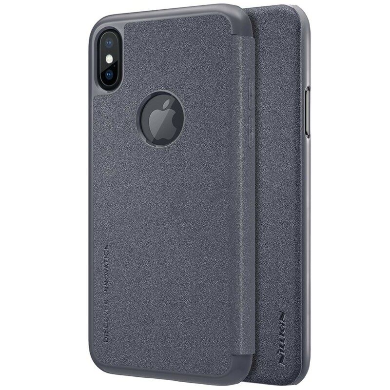 Puhelinkuoret iPhone X / XS Kotelot Flip Nillkin