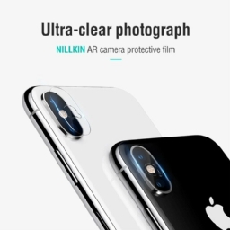 Suojaava Karkaistu Lasilinssi iPhone X / Xs Nillkinille