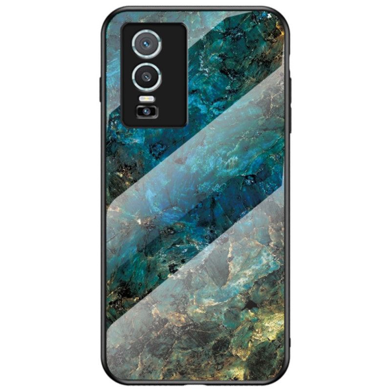 Kuori Vivo Y76 5G Tempered Glass Marble Colors