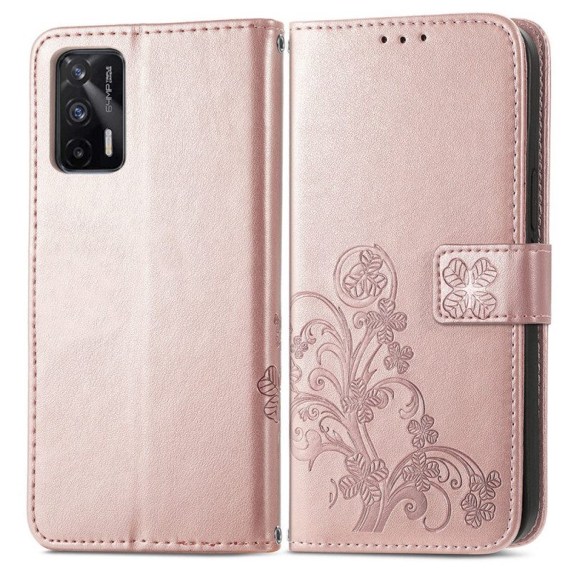 Flip Case Realme GT 5G Four Leaf Clover