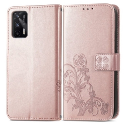 Flip Case Realme GT 5G Four Leaf Clover