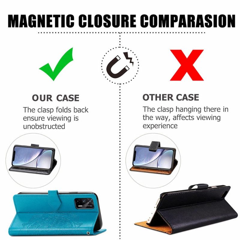 Flip Case Realme GT 5G Mandala Keskiaika