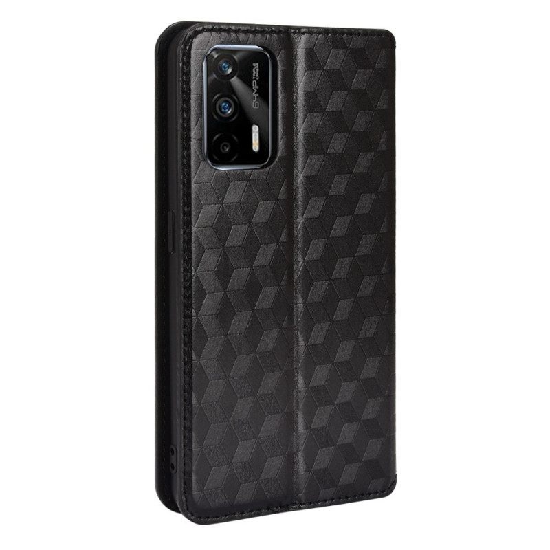 Puhelinkuoret Realme GT 5G Kotelot Flip Diamond Leather Effect