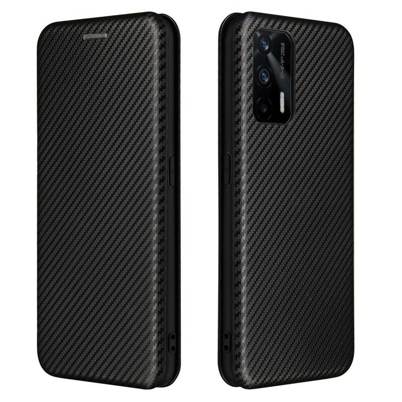 Puhelinkuoret Realme GT 5G Kotelot Flip Silicone Carbon