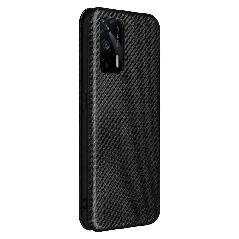 Puhelinkuoret Realme GT 5G Kotelot Flip Silicone Carbon