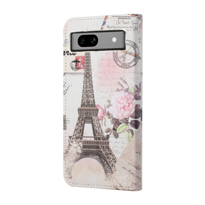 Kotelot Google Pixel 8a Vanha Eiffel-torni