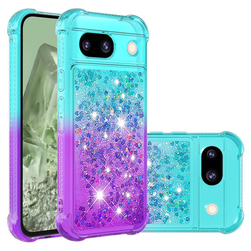 Kuori Google Pixel 8a Glitter Gradient