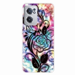 Case OnePlus Nord CE 2 5G Psychedelic Flowers