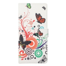 Flip Case OnePlus Nord CE 2 5G Luonto Ja Perhoset