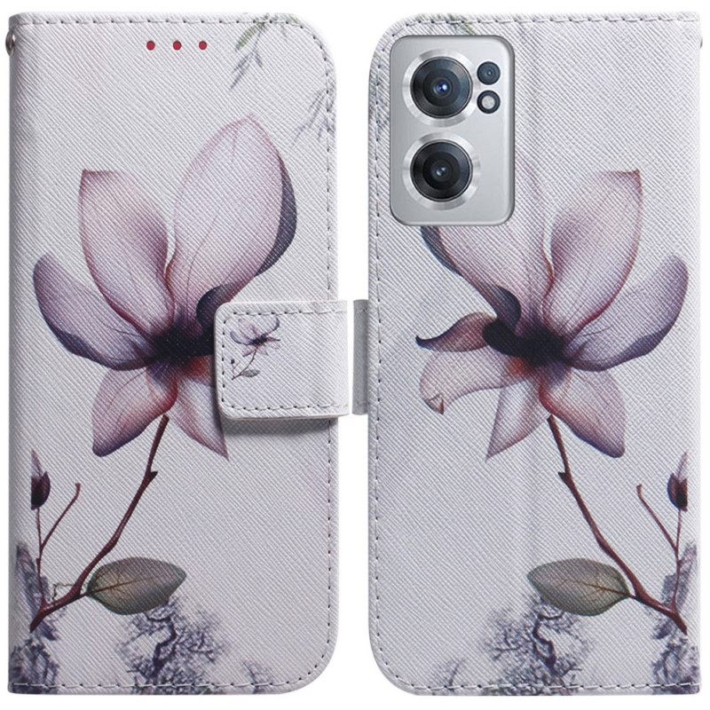 Flip Case OnePlus Nord CE 2 5G Solitaire Flower