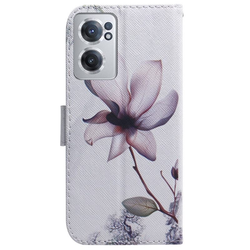 Flip Case OnePlus Nord CE 2 5G Solitaire Flower