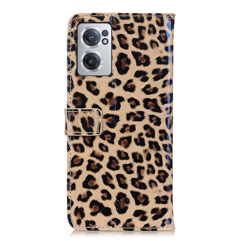 Kotelot OnePlus Nord CE 2 5G Faux Leather Leopard