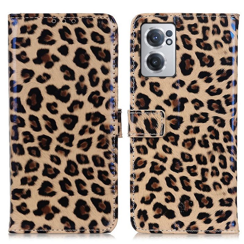 Kotelot OnePlus Nord CE 2 5G Faux Leather Leopard