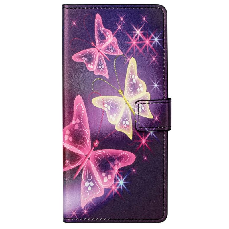 Kotelot OnePlus Nord CE 2 5G Neon Butterflies