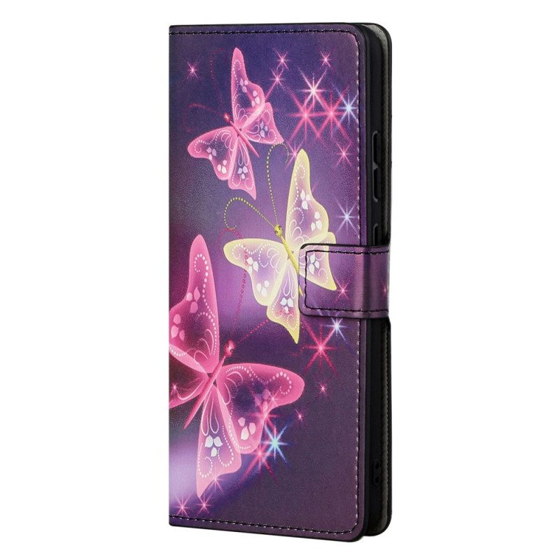 Kotelot OnePlus Nord CE 2 5G Neon Butterflies