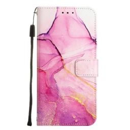 Kotelot OnePlus Nord CE 2 5G Suojaketju Kuori Strip Marble