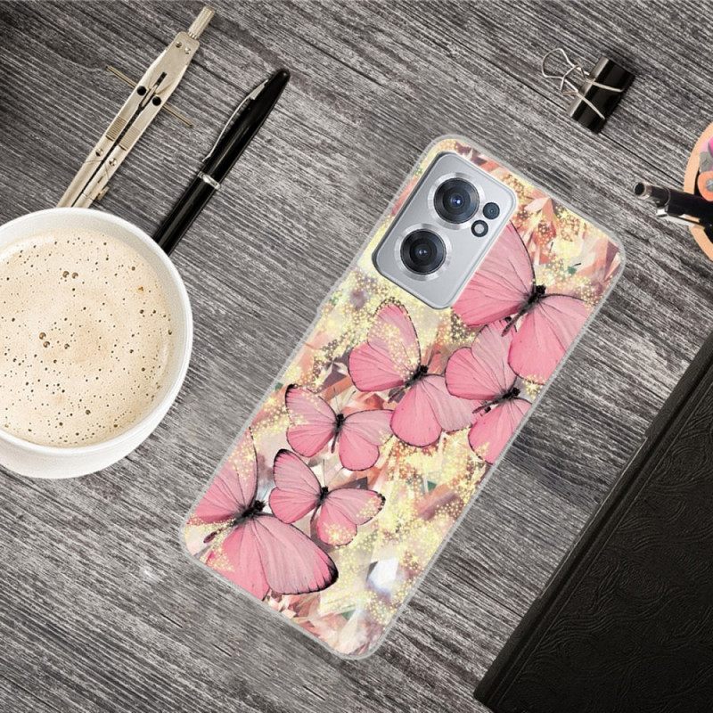 Kuori OnePlus Nord CE 2 5G Butterfly Roses