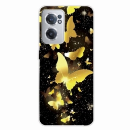 Kuori OnePlus Nord CE 2 5G Golden Butterfly