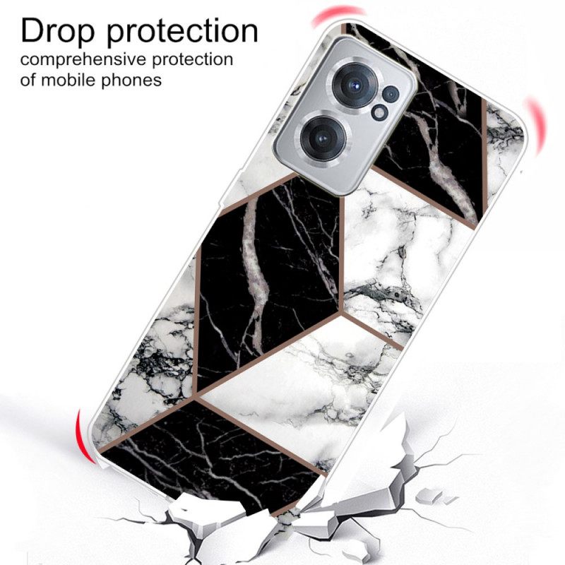 Kuori OnePlus Nord CE 2 5G Marble Checkerboard