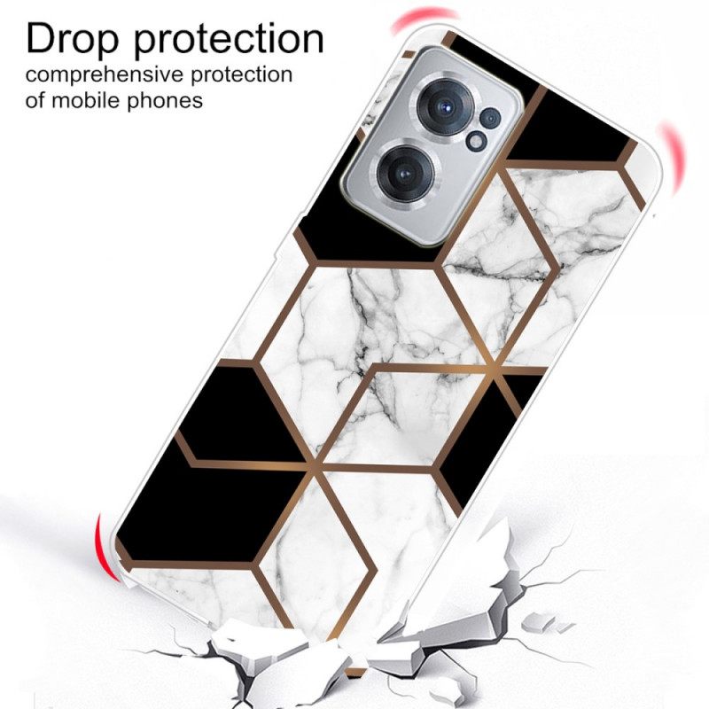 Kuori OnePlus Nord CE 2 5G Marble Checkerboard