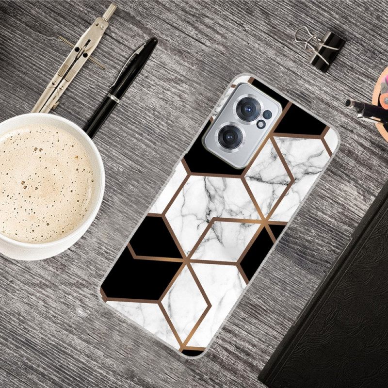 Kuori OnePlus Nord CE 2 5G Marble Checkerboard