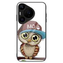 Kuori Huawei Pura 70 Pro Bad Owl Tempered Glass