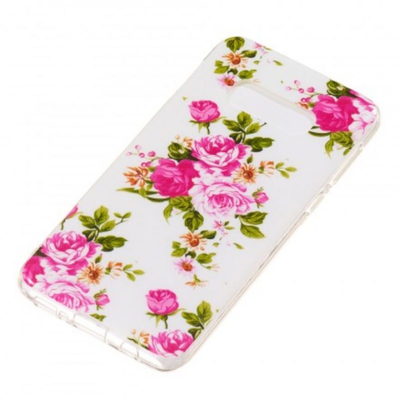 Case Samsung Galaxy S10e Fluorescent Liberty Flowers