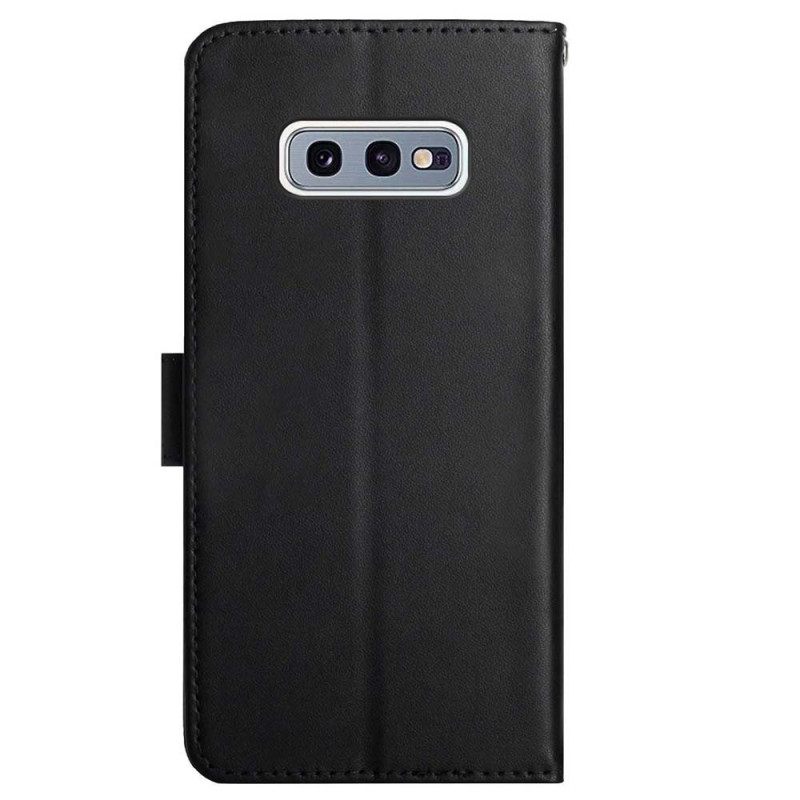 Flip Case Samsung Galaxy S10e Aito Nappan Nahka