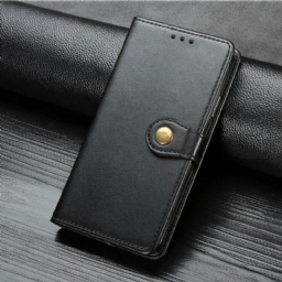 Flip Case Samsung Galaxy S10e Keinonahka Ja Vintage-lukko