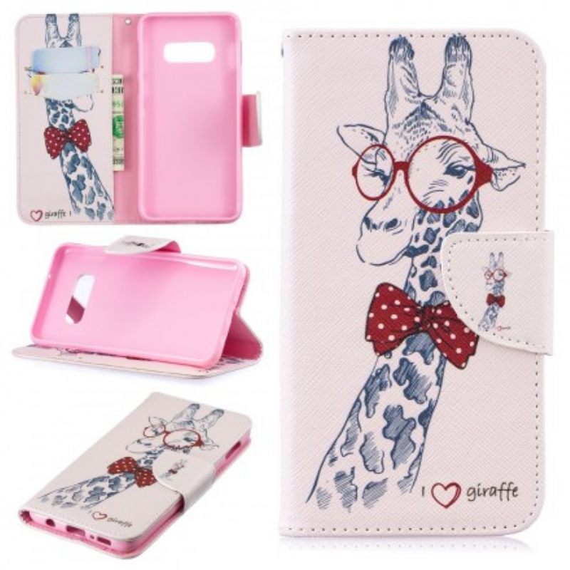 Kotelot Samsung Galaxy S10e Brainy Giraffe