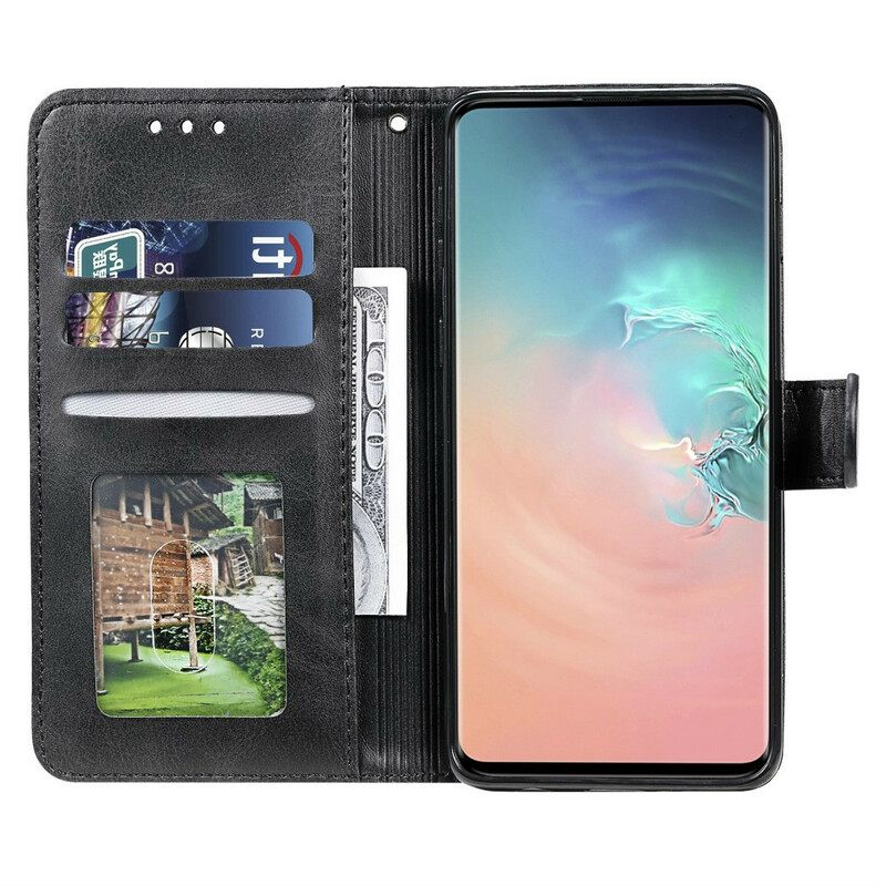 Kotelot Samsung Galaxy S10e Faux Leather Timantit