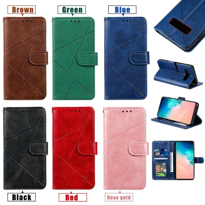 Kotelot Samsung Galaxy S10e Faux Leather Timantit