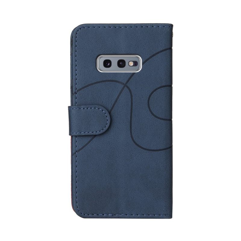 Kotelot Samsung Galaxy S10e Signature Kaksisävyinen Keinonahka