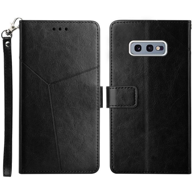 Kotelot Samsung Galaxy S10e Style Leather Geo Y Design