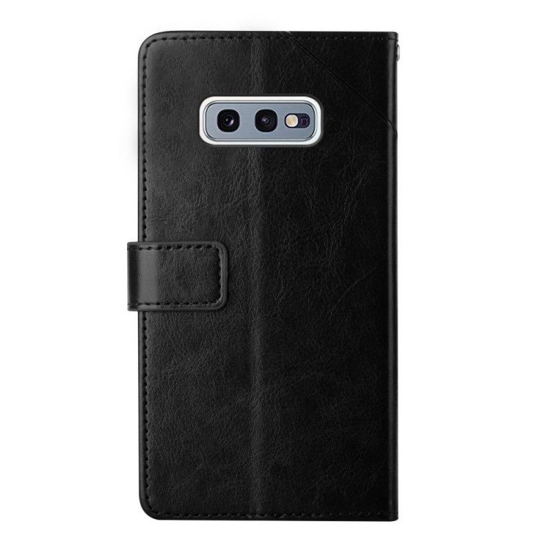 Kotelot Samsung Galaxy S10e Style Leather Geo Y Design